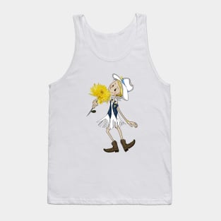 Flower Girl Cowgirl Tank Top